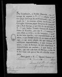 Correspondência de Manuel de Brito Mouzinho para João António Tavares sobre licenças de pessoal incapaz de continuar o real serviço.