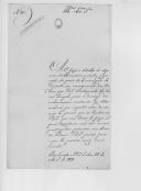 Carta de Domingos José Cardoso, para D. Miguel Pereira Forjaz, ministro e secretário de Estado dos Negócios da Guerra, solicitando o conhecimento de todas as ordens de transportes.