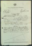 Adelino Lopes - Soldado - Regimento  de Infantaria nº29