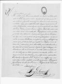 Ofício (cópia) Hugo de Fournier para Bernardo José Pereira dos Santos Franco sobre as Linhas de Torres Vedras.