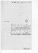 Correspondência de José Joaquim da Silva, governador da praça de Cascais, para D. Miguel Pereira Forjaz, ministro e secretário de Estado dos Negócios da Guerra, sobre a relação de géneros na fortaleza da Eriçeira e hospitais. 