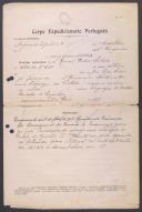 Manuel Pedro Saloio - Soldado - Regimento de Infantaria nº2