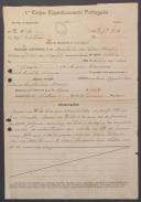 Agostinho da Silva Martins - Soldado - Regimento de Infantaria nº5