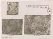 Fotografias aéreas de pontos de interesse do campo de batalha durante a Primeira Grande Guerra