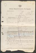 José Maria Gonçalves - Soldado - Regimento  de Infantaria nº29