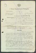 Francisco Maria Martins - Soldado - Regimento de Infantaria nº10