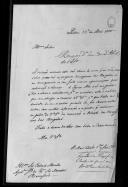 Ofícios de Guilherme Fergusson para Manuel de Brito Mouzinho sobre médicos.