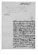 Correspondência de Francisco Franco Pereira para D. Miguel Pereira Forjaz, ministro e secretário de Estado dos Negócios da Guerra, sobre transportes e impostos.