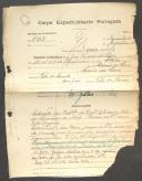 José Ferreira da Silva - Soldado - Regimento de Infantaria nº10
