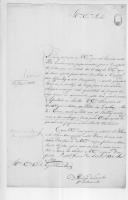 Correspondência de  D. Rodrigo de Lencastre para D. Miguel Pereira Forjaz pedindo um meio de subsistência porque a sua propriedade do Bombarral foi tomada pelos franceses, falta de transportes para o gado, transporte de víveres de Almada para Lisboa, prisioneiros franceses e a relação dos géneros que foram para Lisboa.