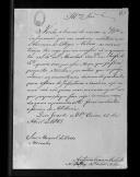Ofício do marechal-de-campo António Teixeira Rebelo, director do Colégio Militar, para Manuel de Brito Mouzinho sobre alguns alunos preparados para o serviço.