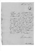 Carta de Maria de Albuquerque para D. Miguel Pereira Forjaz, ministro e secretário de Estado dos Negócios da Guerra, sobre um requerimento de um filho de um lavrador.