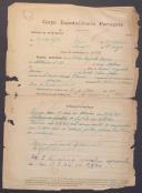 Abilio Augusto Xavier - Soldado - Regimento de Infantaria nº2