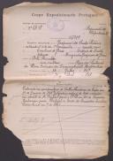 Joaquim de Castro Patrício - Soldado - R.I.18