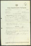 Joaquim António Galito - Soldado - C.A.L.P.