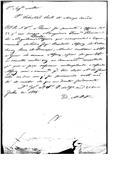 Correspondência expedida por D. Miguel Pereira Forjaz, secretário de Estado da Guerra, para o coronel Sebastião Pinto de Araújo Correia, relacionada com a transferência do cirurgião-mor Alexandre Luís Leite para a Divisão dos Voluntários Reais do Príncipe e do pedido de reforma para o alferes Pedro José Batista da mesma Divisão.