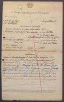 José Marcelino Dias - Soldado - Regimento de Infantaria nº2