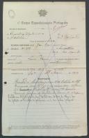 José Maria Domingues - Soldado - Regimento de Infantaria nº10
