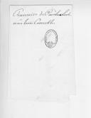 Correspondência de D. Miguel Pereira Forjaz  para Francisco de Paula Leite pedindo um parecer ao requerimento apresentado pelo sargento do Regimento de Infantaria 2, José Francisco de Melo e sobre um execução.