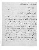 Carta autógrafa do marechal Beresford sobre Manuel Fernandes Tomás e acontecimentos no Porto.