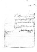 Correspondência de Carlos Frederico Lécor para João Vieira Tovar e Albuquerque, mandando reconhecer cadetes os seguintes indivíduos da Divisão dos Voluntários Reais do Príncipe: Francisco de Paula de Carvalho, Luís Bernardo Machado, António Duarte Reis, Francisco de Melo Baracho, João Carlos de Melo Baracho, José Prestelo da Costa Betencourt.