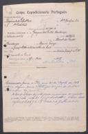 Joaquim dos Santos Mendonça - Soldado - Regimento de Infantaria nº2