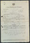 António Gonçalves da Cunha - Soldado - Regimento  de Infantaria nº29