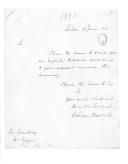 Correspondência de Warren Peacocke para D. Miguel Pereira Forjaz, ministro e secretário de Estado dos Negócios da Guerra, sobre a acomodação de doentes e convalescentes no convento de São Bento e no palácio de Alorna.