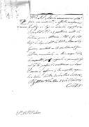 Correspondência do conde de Barbacena Francisco dirigida ao visconde de Alhandra e a António Firmo Felner comunicando as ordens régias para que Manuel da Guerra, soldado do Corpo de Artilharia da extinta Divisão dos Voluntários Reais d'El-Rei, regressasse ao Regimento de Artilharia nº 1.