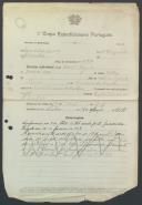 Adelino Augusto - Soldado - Regimento de Infantaria nº10