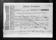 Processos sobre cédulas de crédito do pagamento dos soldados do Regimento de Cavalaria 1, durante o período da Guerra Peninsular (letra J).