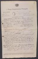 António Ferreira Pimentel - Soldado - Regimento de Infantaria nº6