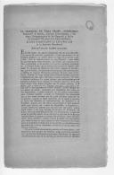 Proclamação do "marquês de Casa Yrujo, Consejero Honorario de Estado, enviado extraordinário y Ministro Plenipotenciario de Su Magestad el Señor D. Fernando VII, cerca de la corte del Brasil, a los habitantes españoles de la América Meridional" sobre as invasões francesas. 