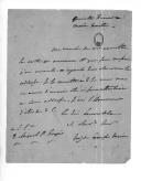 Carta do marechal Beresford para D. Miguel Pereira Forjaz, ministro e secretário de Estado dos Negócios da Guerra.