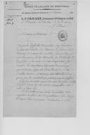 Ofício de L. F. Trousset, comissário-em-chefe, para o presidente da Regência de Lisboa sobre a reserva dos hospitais militares da Estrela, Marinha e Grilo, para tratamento dos doentes franceses.