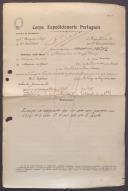 Boaventura de Sousa Granjo - Soldado - Regimento de Infantaria nº13