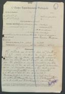 Avelino José Barbosa - Soldado - Regimento de Infantaria nº3