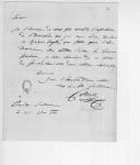Carta do general Stewart para uma condessa sobre um "brique" inglês que parte para a ilha Terceira.