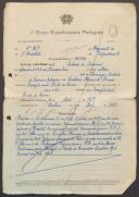 António de Amorim - Soldado - Regimento de Infantaria nº3