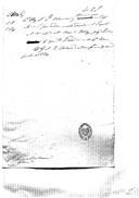 Ordem para ser recebido no Depósito de S. João de Deus e por ali ser abonado o 1º sargento do Batalhão de Caçadores de Voluntários Reais d'El-Rei, Joaquim Loureiro, que desembarcou no 1º de Junho de 1824.