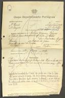 António Joaquim Ramos - Soldado - Regimento de Infantaria nº12