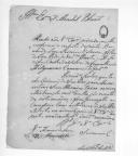 Ofício de Luís António de Sousa para o marechal Ricardo Blunt sobre o vencimento do cadete Bernardo José Teixeira de Sousa, do concelho de Felgueiras.