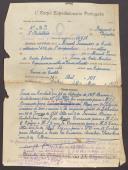Manuel Fernandes de Castro - Soldado - Regimento de Infantaria nº3