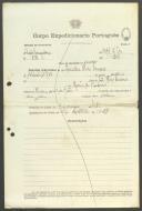 Amadeu Alves Tavares - Soldado - G.C.Adm. Militar