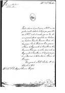 Ofício de José Lúcio Travassos Valdez participando a D. Miguel Pereira Forjaz, que foram expedidas em 30 de Agosto as ordens, aos tenentes-generais, conde de Sampaio e Carlos Frederico Lécor, para o clarim do Regimento de Cavalaria nº 7, Francisco Pedro, que servia no Regimento de Cavalaria nº 1, passar à Divisão de Voluntários Reais do Príncipe.