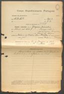Joaquim Gonçalves - Soldado - Regimento de Cavalaria nº8