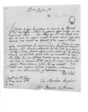 Carta de Francisca Romana de Meneses para D. Miguel Pereira Forjaz, ministro e secretário de Estado dos Negócios da Guerra, sobre pessoal.