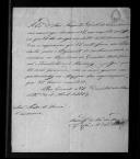 Ofício de Manuel José de M. de Macedo para Pedro de Sousa Canavarro sobre o envio de documentos.