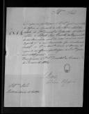 Correspondência de J. Brozhe para Martinho Correia de Sá e Castro sobre nomeações de pessoal, uniformes, mortos, pessoal e vencimentos.