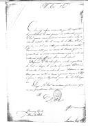 Carta do major engenheiro Anastácio Joaquim Rodrigues para D. João de Almeida de Melo e Castro, secretário de Estado dos Negócios da Guerra, solicitando a informação sobre o seu ingresso como voluntário no exército prussiano.                   